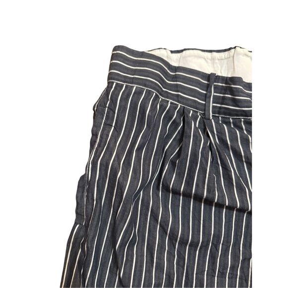 Anthropologie Long Boxer Shorts Blue White Button Fly Sz XL NEW - Picture 11 of 13